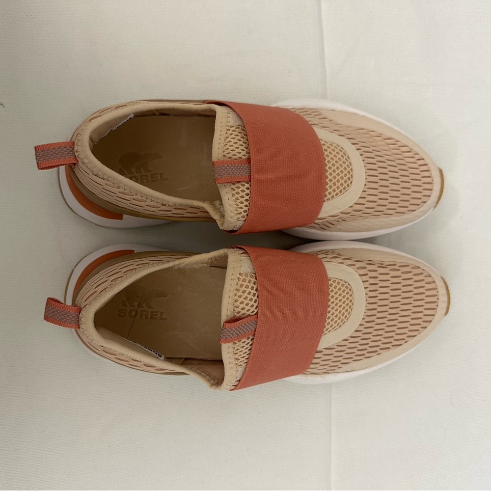Sorel Women's Athletic Shoes - Peach and Tan